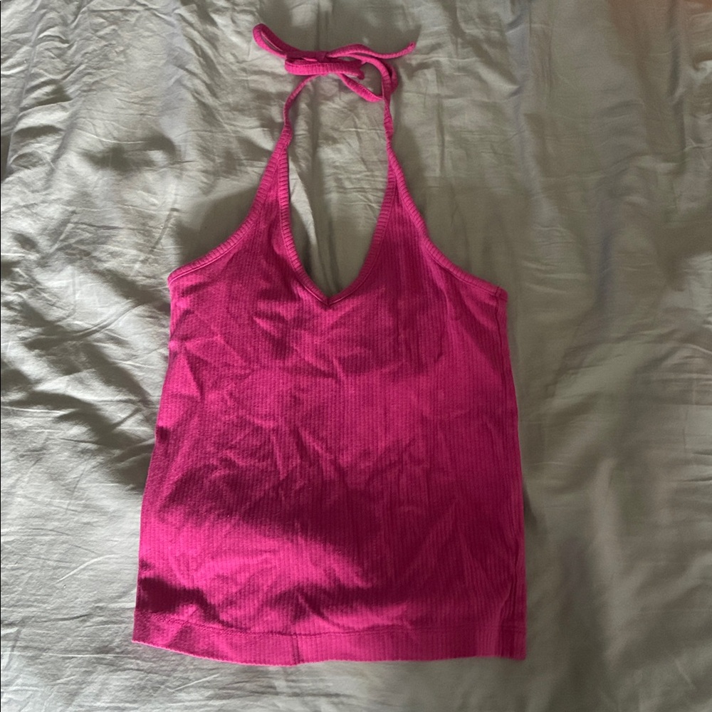 Old Navy Fuchsia Halter Top